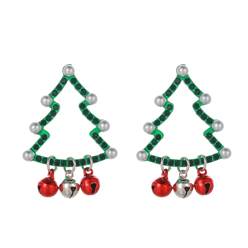 European And American Christmas Decorative Earrings